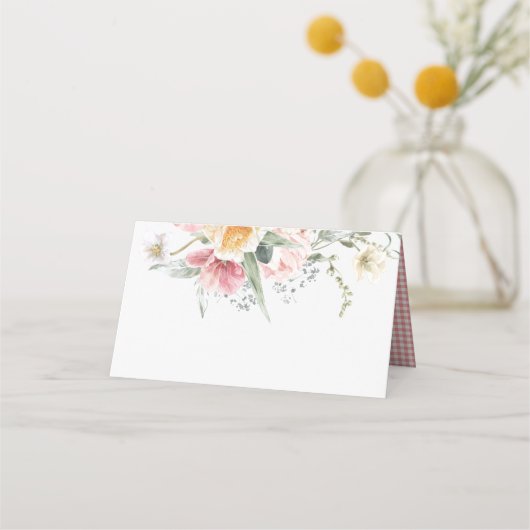 Cartes de Place Florales Tulip Spring (Devant)