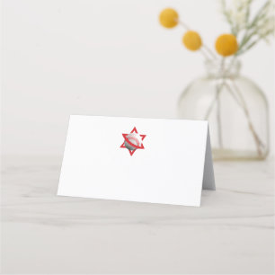 Cartes de Place Juive Rouge Carte de Baseball Juif