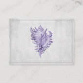 Cartes de place Mariage Conch Violet (Dos)