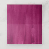 Cartes de place mariage rose foncé (Intérieur déplié)