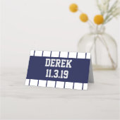 Cartes de Place Pinstripes Baseball (Dos)