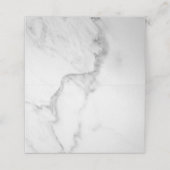 Cartes de Place pliées en marbre élégant (Extérieur déplié)