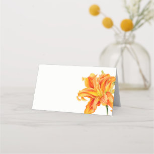 Cartes de place pour invités en aquarelle représen