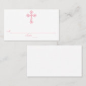 Cartes de place pour la communion croisée moderne (Devant / Derrière)