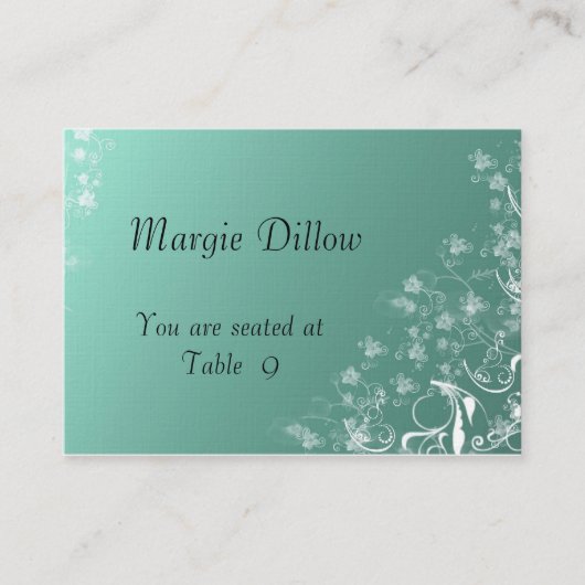 Cartes de place pour Modèle Mariage (Devant)
