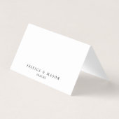 Cartes de place Roses Blanches - Cartes d'escorte (Dos)