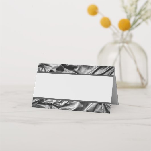Cartes de Place Satin Argent (Devant)