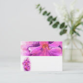 Cartes de place Stylisé radiant nom d'orchidée (Debout devant)