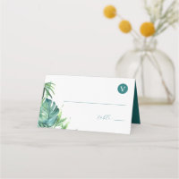 Cartes de Place Tropical Destination Thème de Mari