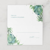 Cartes de Place Tropical Destination Thème de Mari (Extérieur déplié)