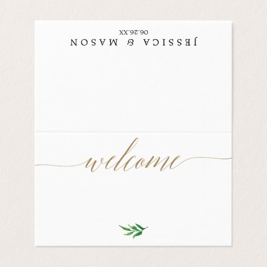 Cartes de Place vertes (Extérieur déplié)