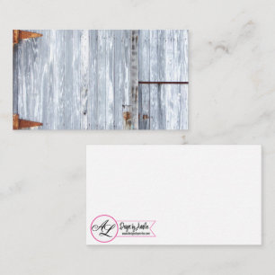 Cartes de place vierges Blancs Laver Bois Grange C
