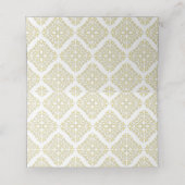 Cartes de place vierges Filigree or (Intérieur déplié)