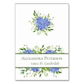 Cartes de placement aux hortensias bleues (Par défaut)