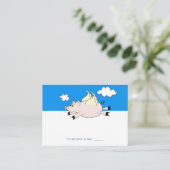 Cartes de placement de cochon volantes (Debout devant)