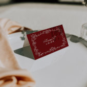 Cartes de placement de mariage à l'ancienne en Bou