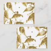 Cartes de placement de mariage dinosaure de luxe (Devant / Derrière)