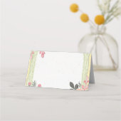 Cartes de placement de mariage florales (Dos)