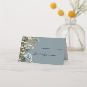 Cartes de placement de mariage florales modernes
