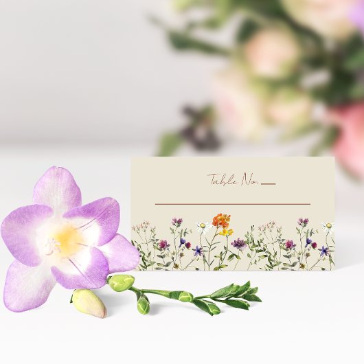 Cartes de placement de mariage pour jardin de fleu
