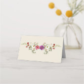 Cartes de placement de mariage pour jardin de fleu (Dos)