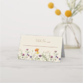Cartes de placement de mariage pour jardin de fleu (Devant)