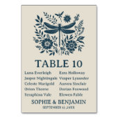 Cartes de placement de mariage rustique (Dos)