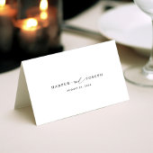 Cartes de Placement de Mariage Simples Avec Choix
