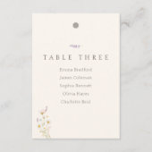 Cartes de placement de mariage suspendues avec fle (Devant)