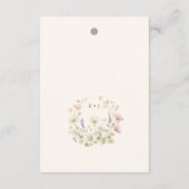 Cartes de placement de mariage suspendues avec fle (Dos)