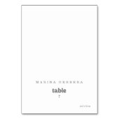 Cartes de placement de nom d'invité simples et for (Par défaut)