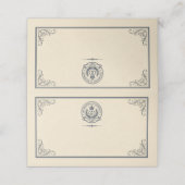 Cartes de Placement de Réception du Ministère du M (Extérieur déplié)