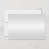 Cartes de placement de table avec anneaux de maria (Dos)