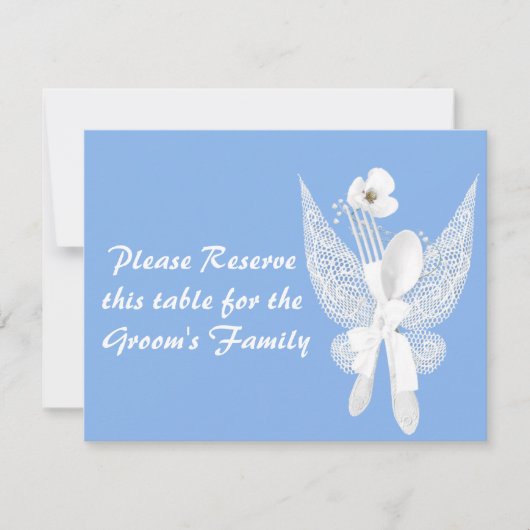 Cartes de placement de table de mariage (Devant)