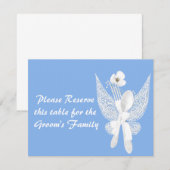 Cartes de placement de table de mariage (Devant / Derrière)