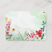 Cartes de Placement de Table de Mariage Fleurs Sau (Dos)