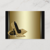 Cartes de placement de table en forme de chaussure (Dos)