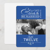 Cartes de placement de table - Manger, Boire & êtr (Devant / Derrière)