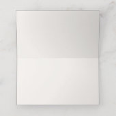 Cartes de placement Élégance Beige (Intérieur déplié)