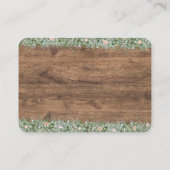 Cartes de Placement Eucalyptus Rose Poussiéreuse | (Dos)