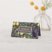 Cartes de placement Halloween Gothique Botanique L (Dos)
