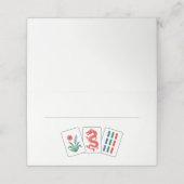Cartes de placement n°2 de tuiles de Mahjong sans (Extérieur déplié)