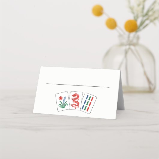 Cartes de placement n°2 de tuiles de Mahjong sans (Devant)