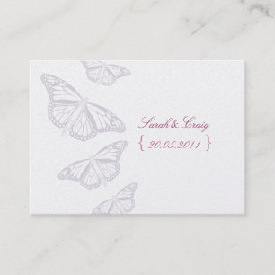 Cartes de placement papillon "Vintages"