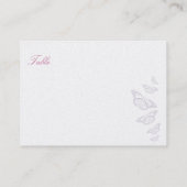 Cartes de placement papillon "Vintages" (Dos)