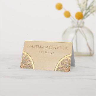 Cartes de placement pour mariage | Déco Gold Nouve