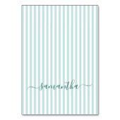 Cartes de placement Signature rayures sarcelle cla (Par défaut)