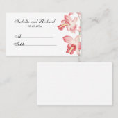 Cartes de places assises mariages modernes à orchi (Devant / Derrière)