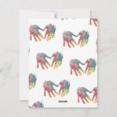 Cartes de poche Saint Valentin Carte de vacances (Dos)