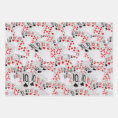 Cartes De Poker À Dizaines Couches, Feuilles D'Env (Devant 2)